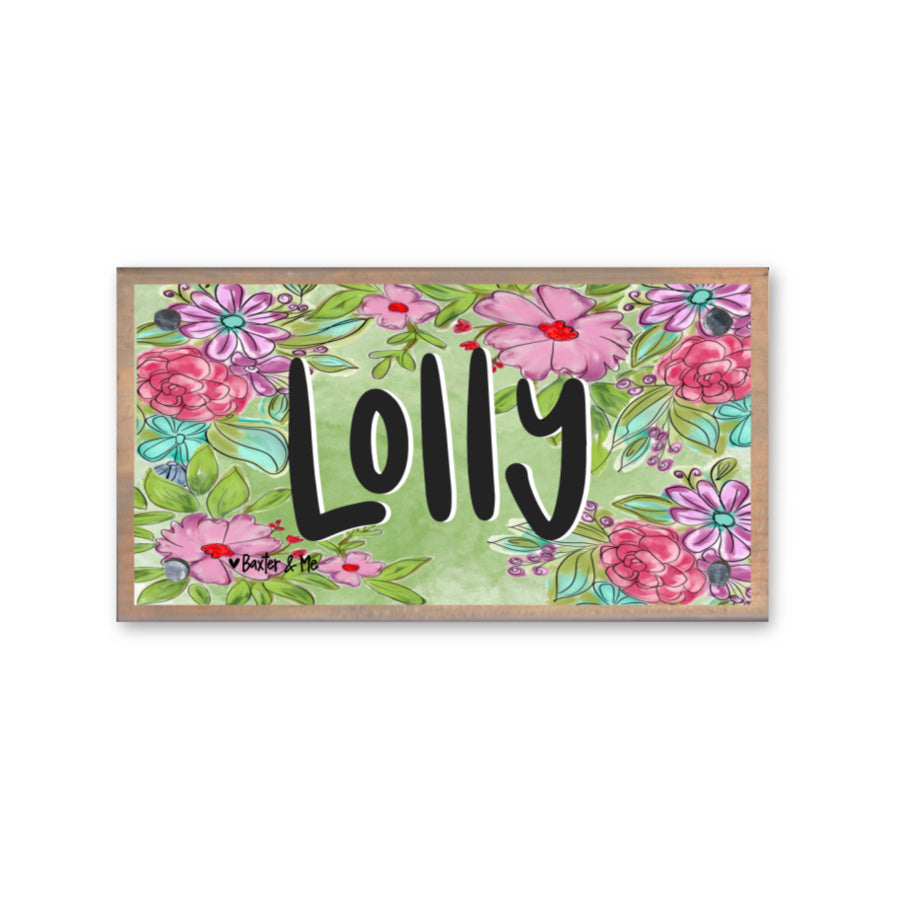 Gigi Floral Happy Block