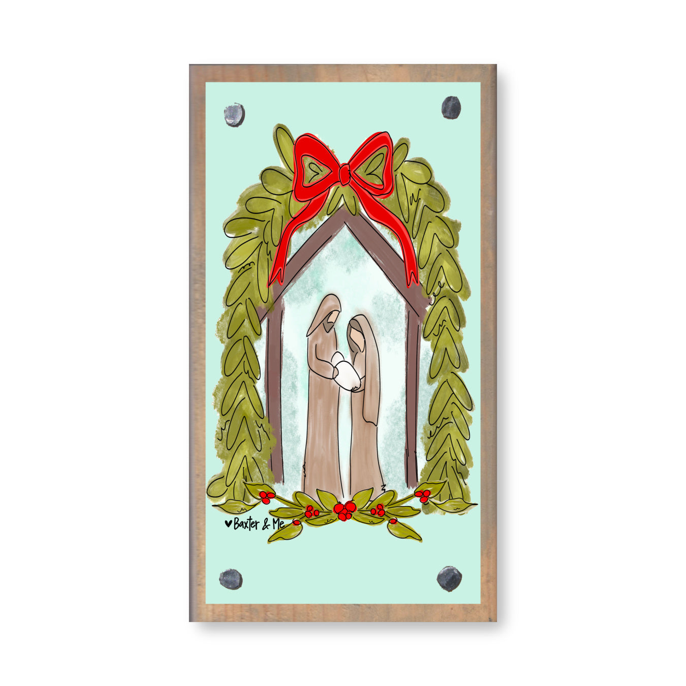 Manger Miracle Happy Block