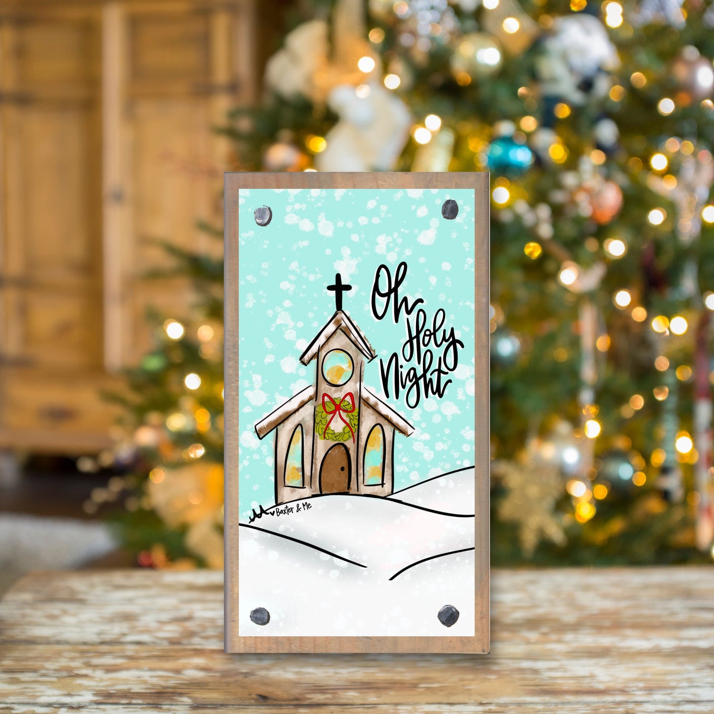 Oh Holy Night Church Happy Block