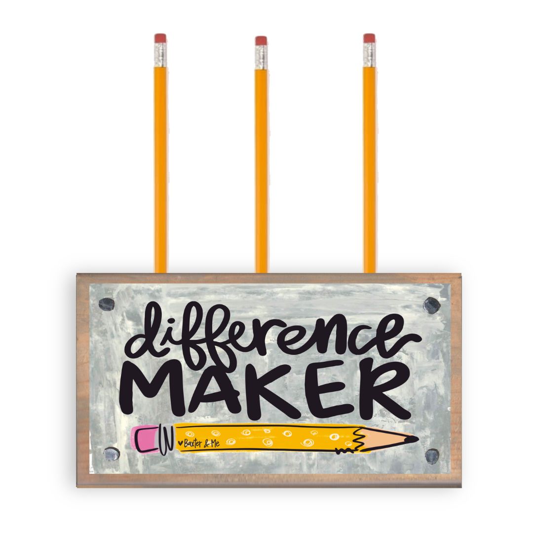 Difference Maker Pencil Pen Holder