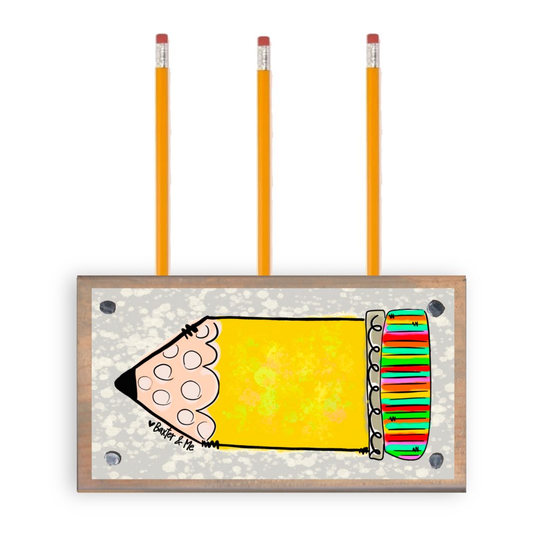 Rainbow Pencil Pen Holder