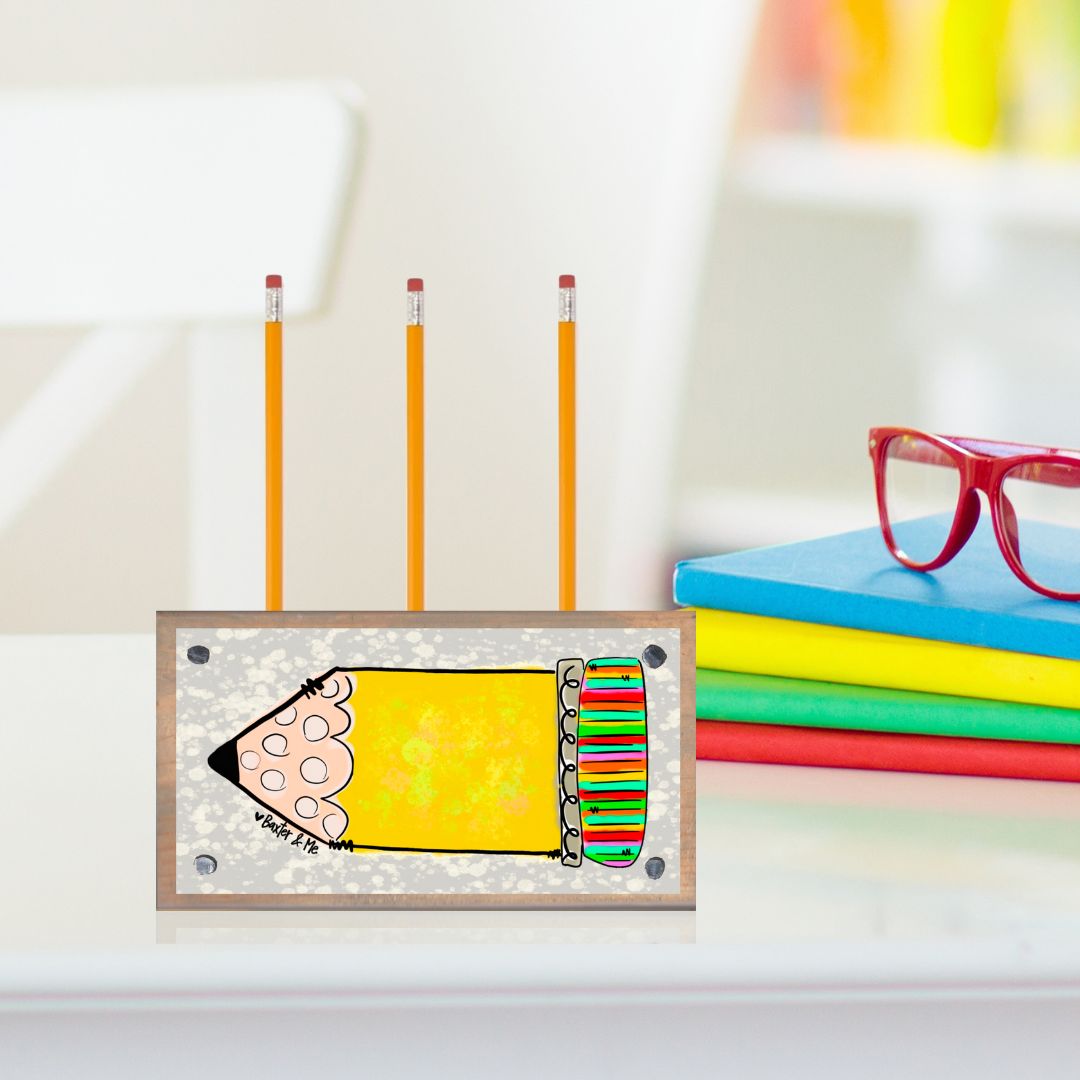Rainbow Pencil Pen Holder