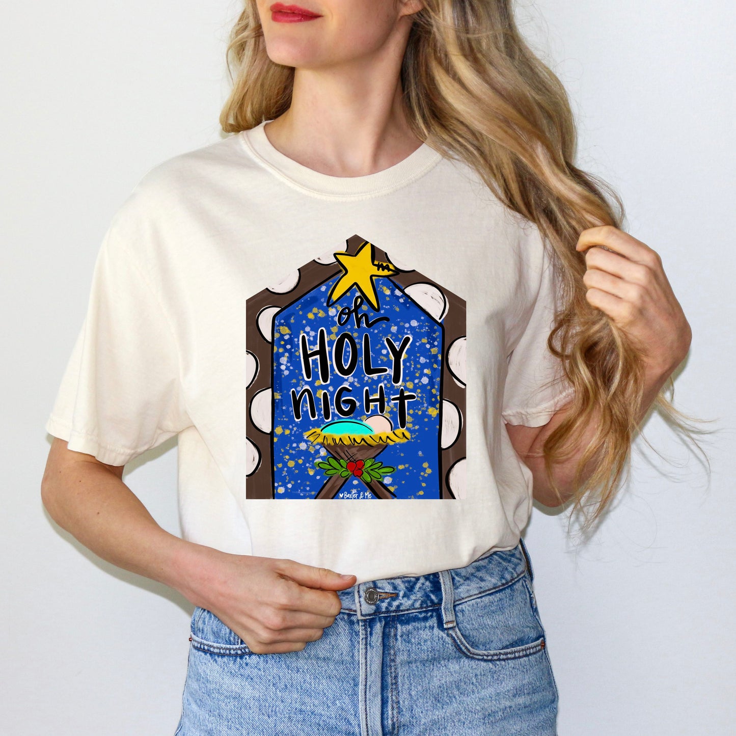 Oh Holy Night Nativity T-Shirt