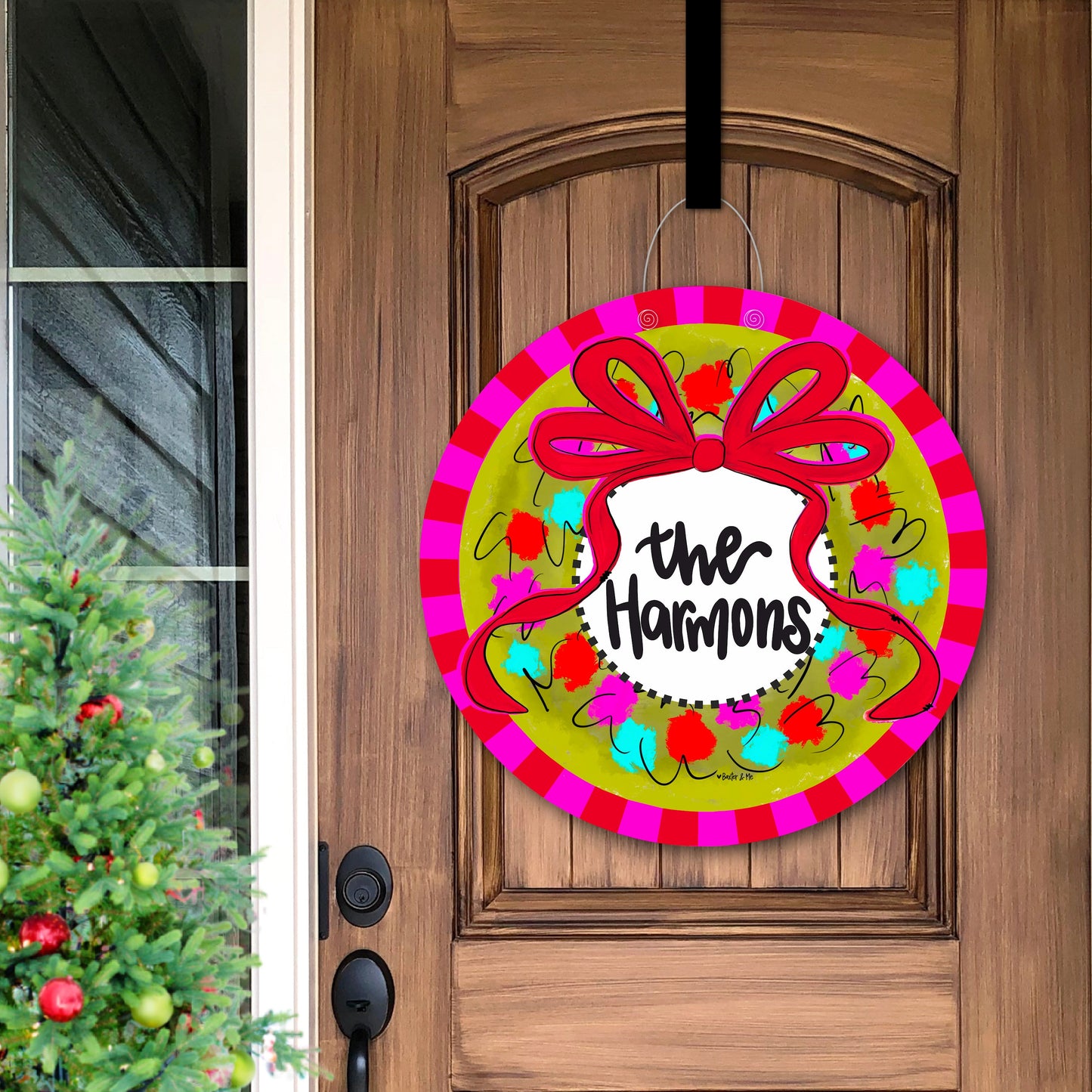 Joy to the World Wreath Door Hanger