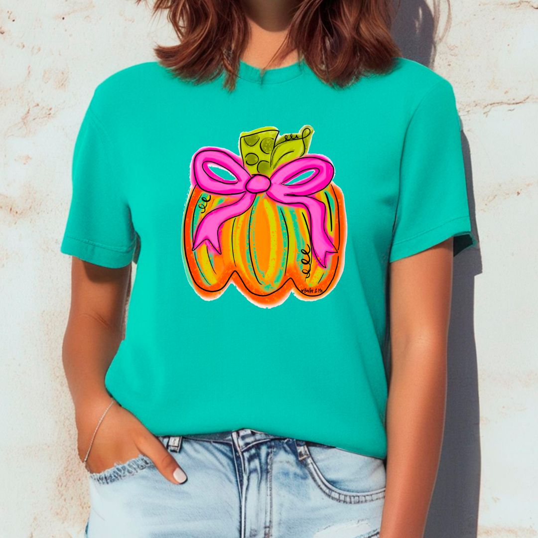 Pink Ribbon Pumpkin T-Shirt