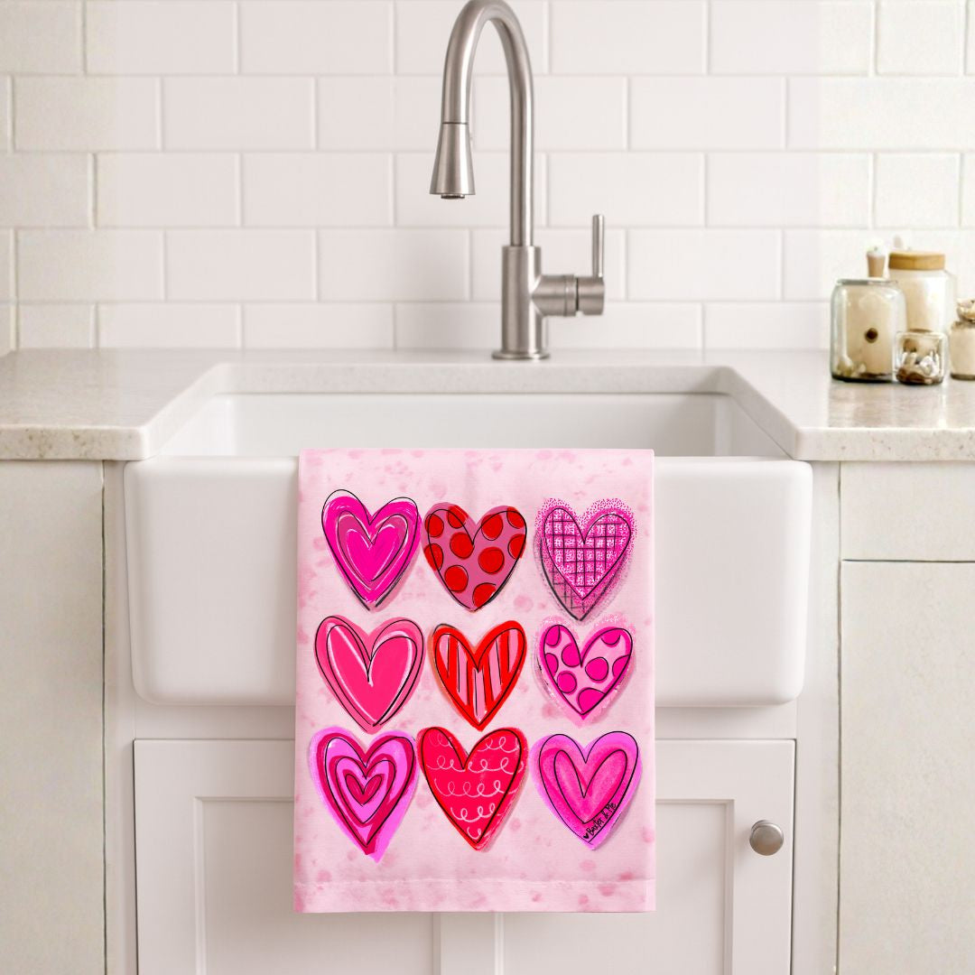 Sweethearts Tea Towel