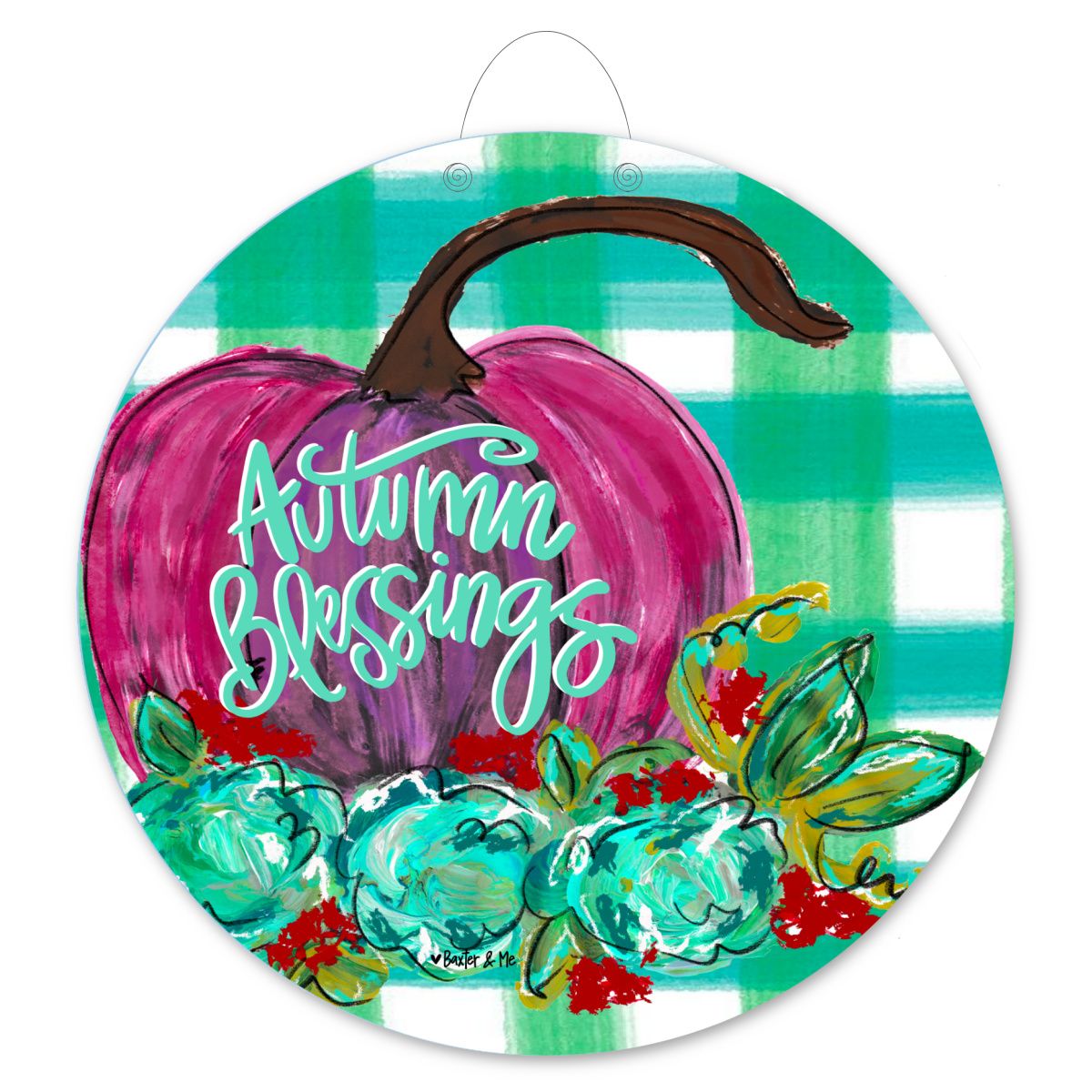 Autumn Blessings Door Hanger
