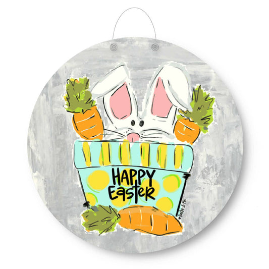 Happy Easter Bunny Door Hanger