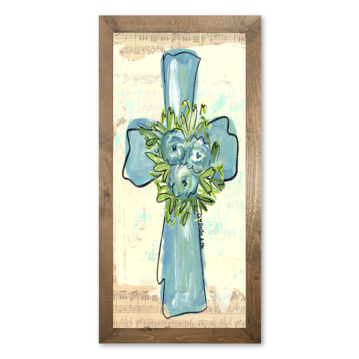 Blue Cross - Framed Art