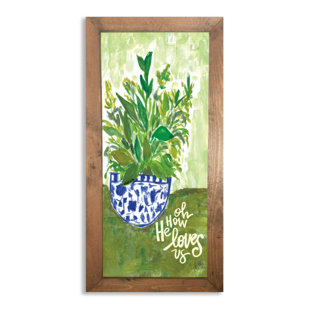 O How He Loves us Framed Art