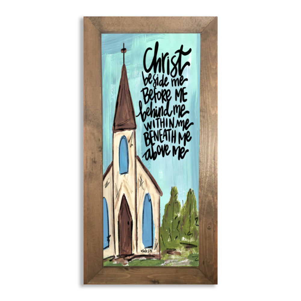 Christ Beside Me Framed Art