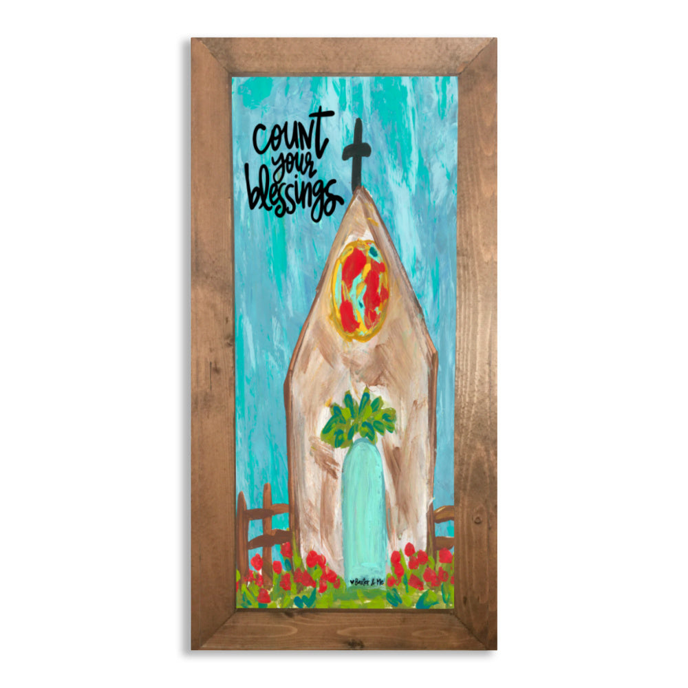 Count Your Blessings Framed Art