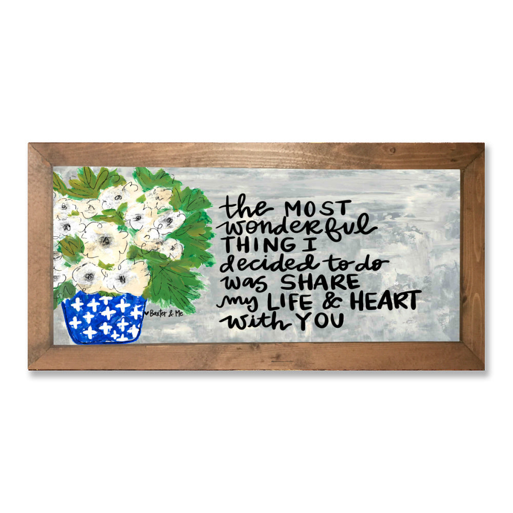 Most Wonderful Thing Framed Art