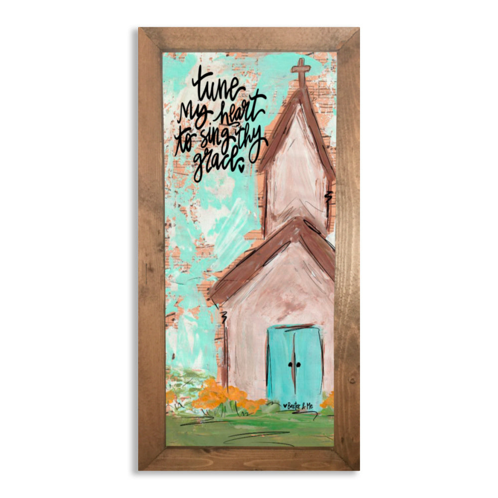 Tune My Heart Framed Art