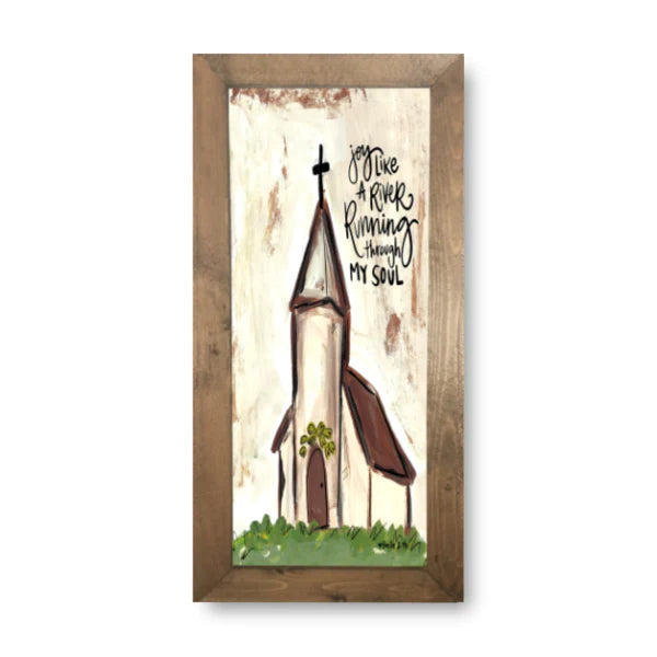 Joy Like A River Framed Art