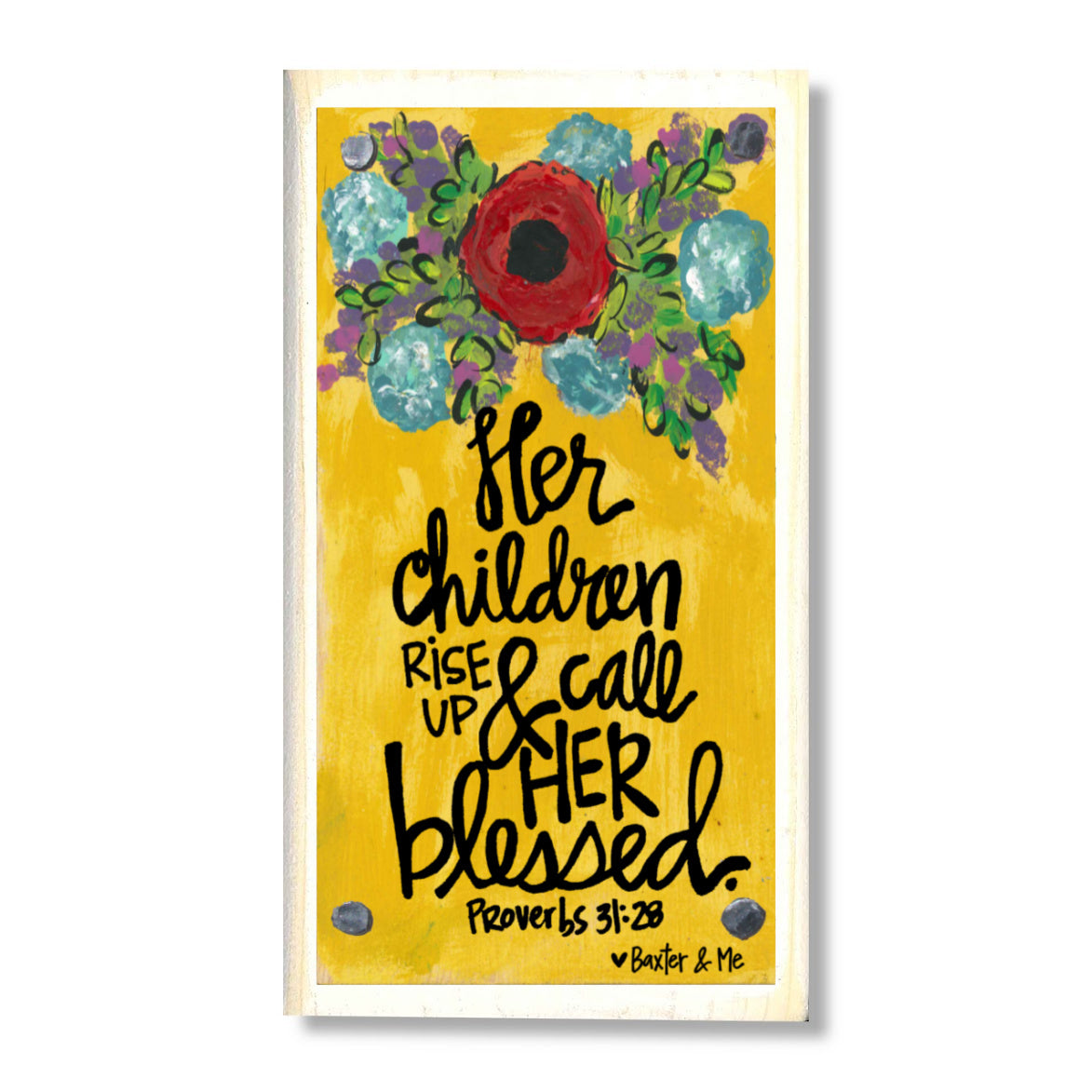 Proverbs 31 Happy Block