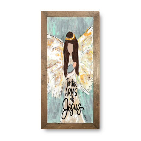 In the Arms of Jesus Framed Art