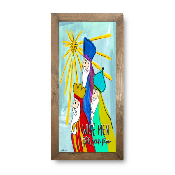 Colorful Wise Men Still Seek Him Framed Art