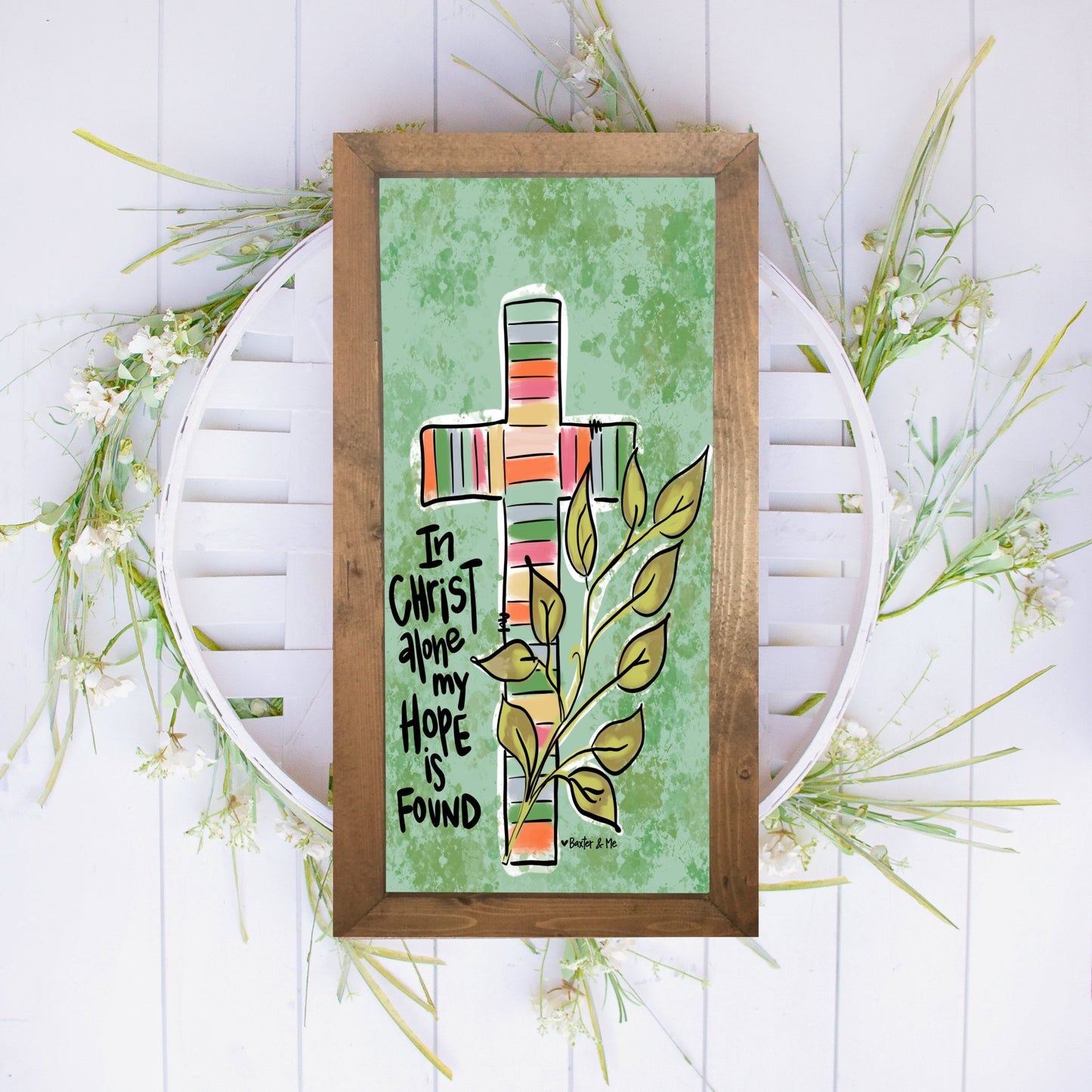 In Christ Alone Framed Art
