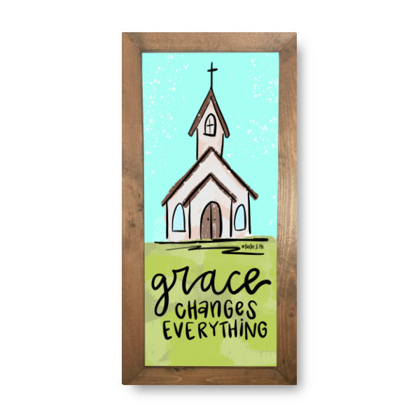 Grace Changes Everything Framed Art