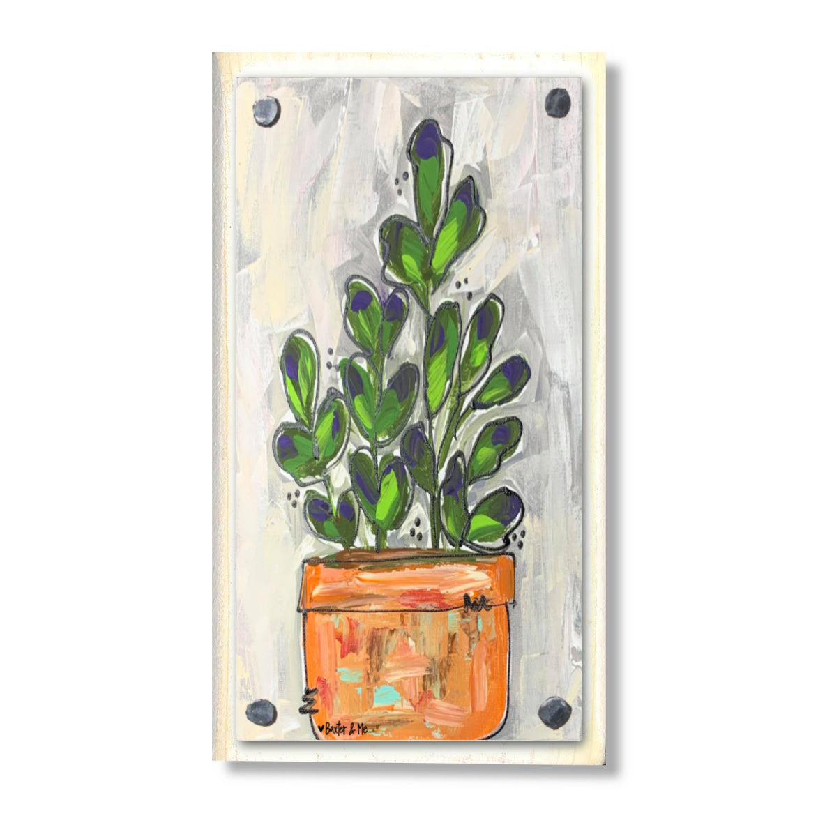 Succulent Planter Happy Block