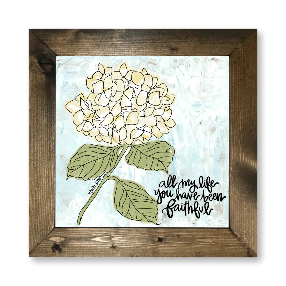 All My Life You Have Been Faithful Framed Art