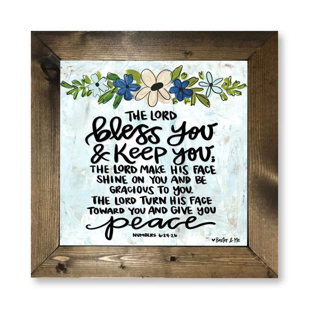 The Lord Bless You Framed Art
