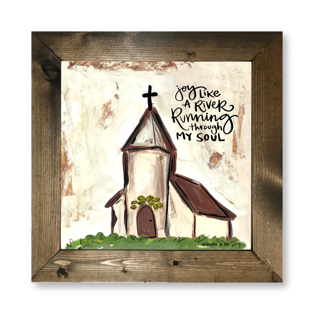 Joy Like A River Framed Art
