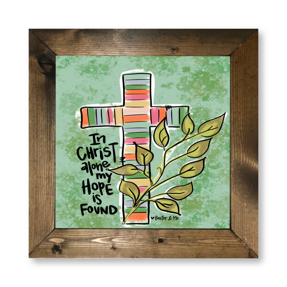 In Christ Alone Framed Art
