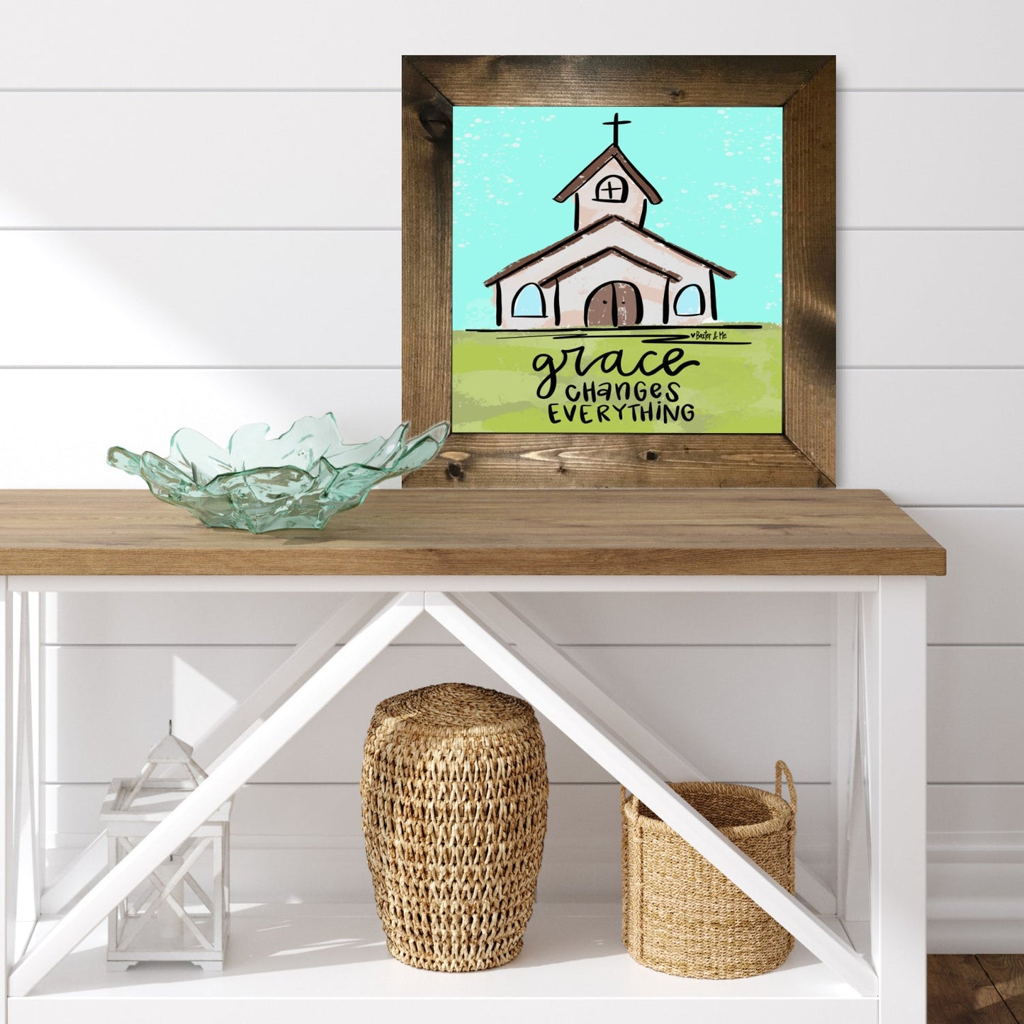 Grace Changes Everything Framed Art