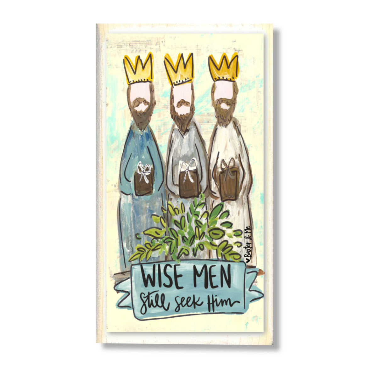 Wise Men Happy Block