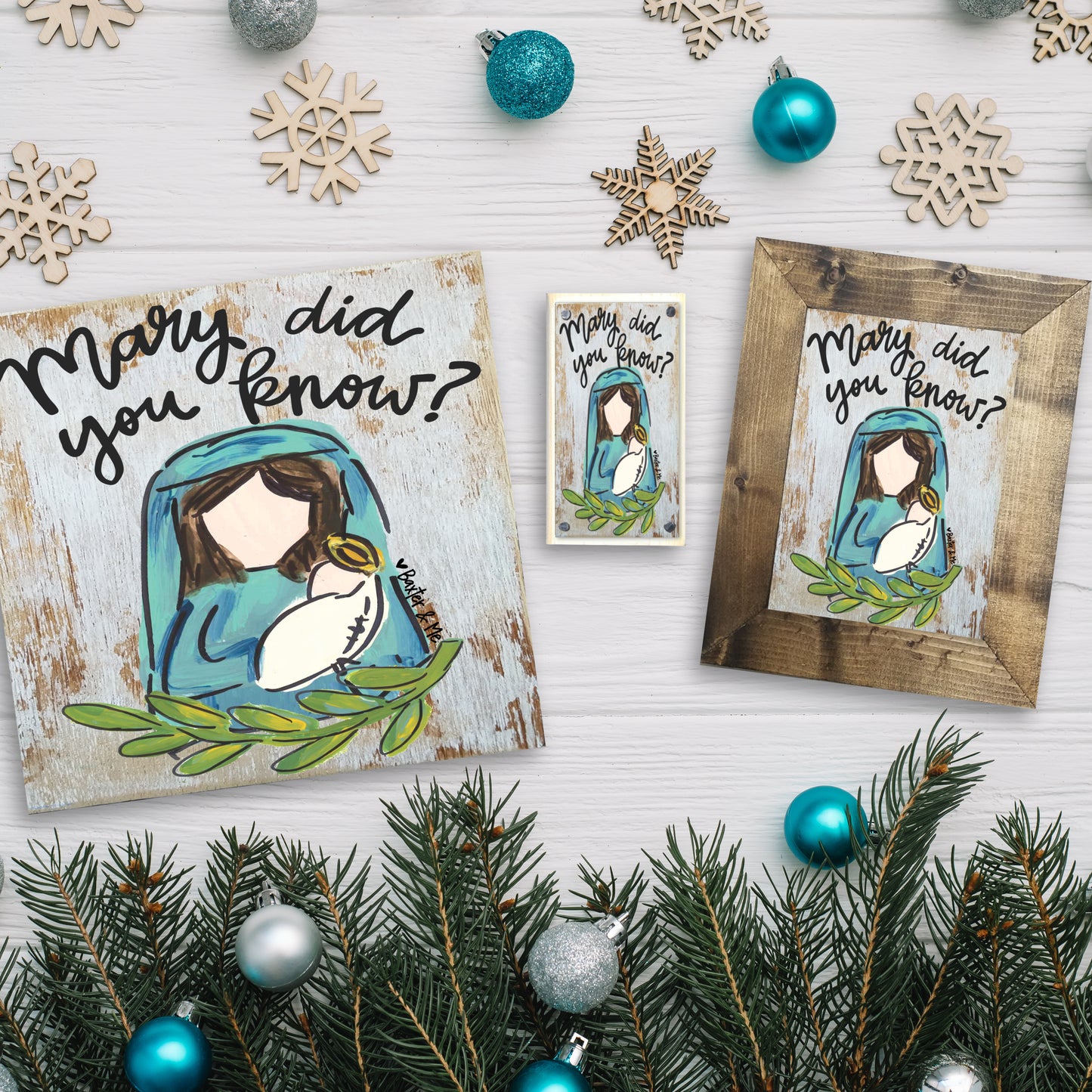 Mary Did You Know - Wrapped Canvas