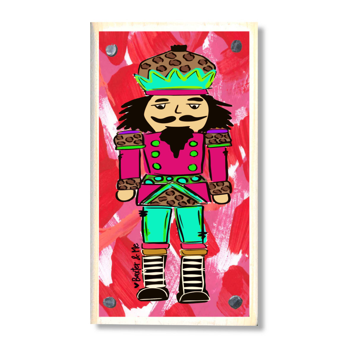 Playful Nutcracker Happy Block