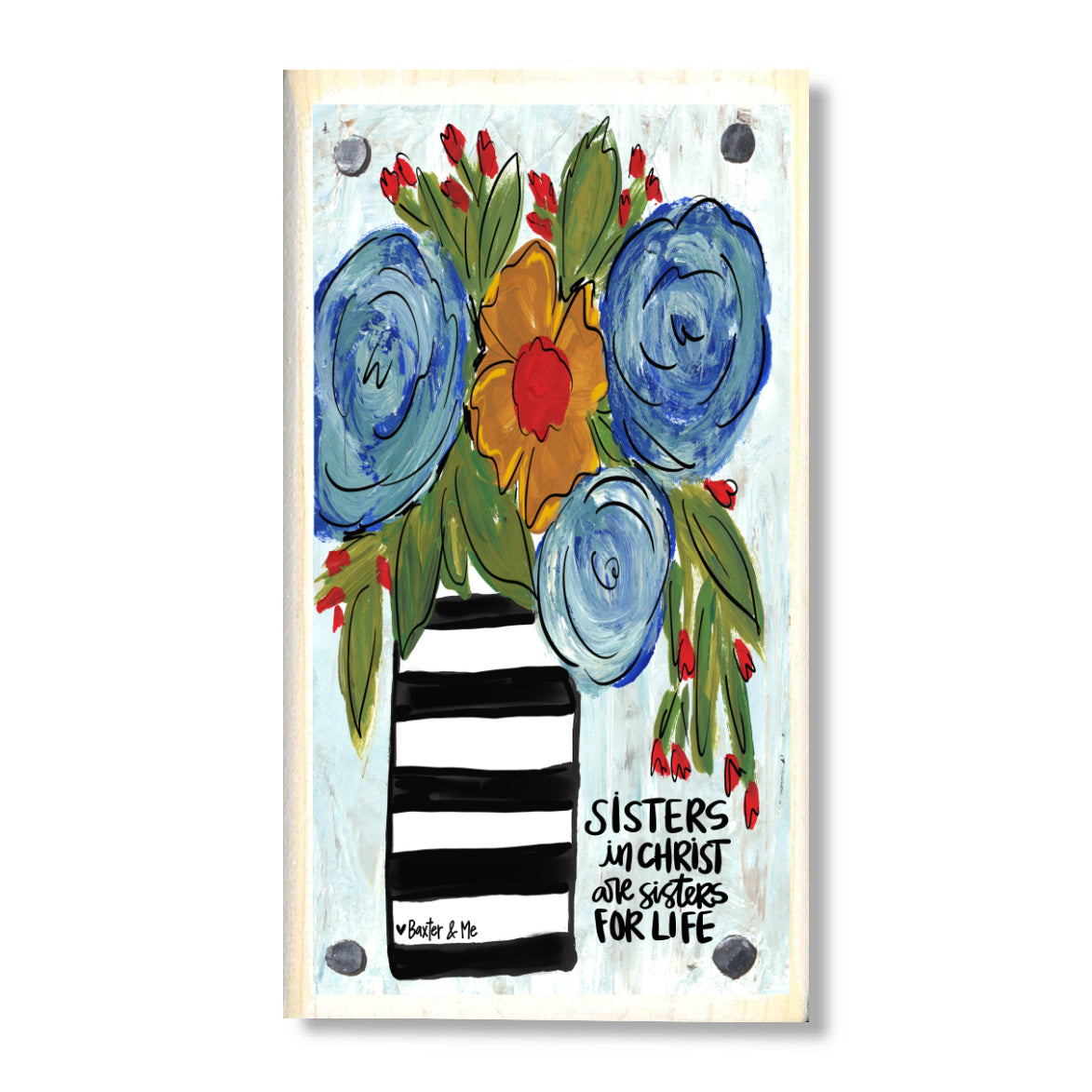 Sisters in Christ Happy Block