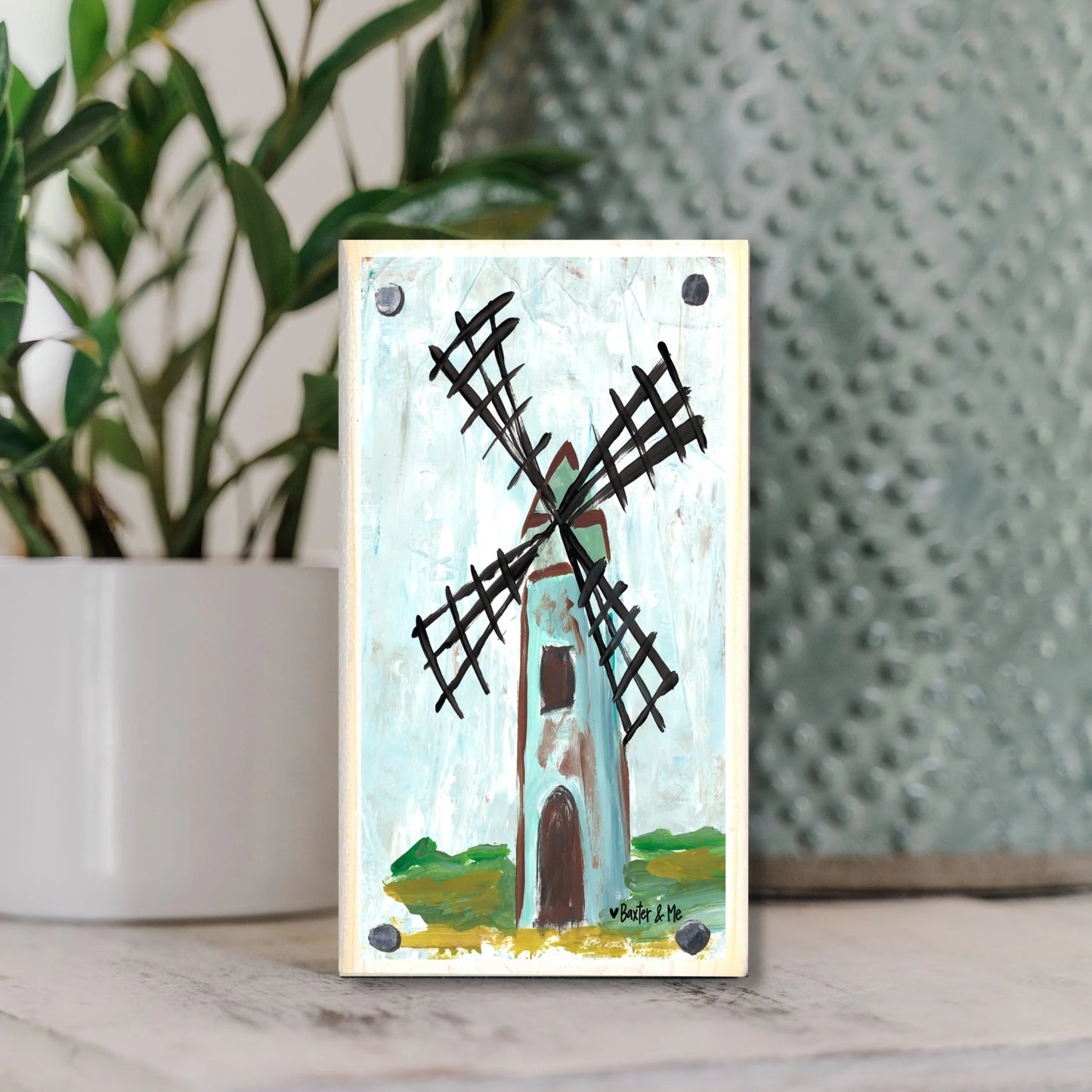Windmill Happy Block