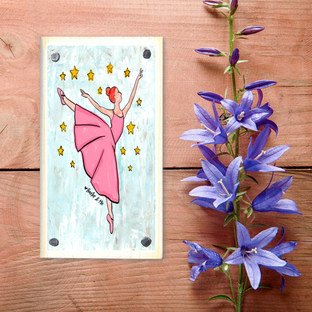 Ballerina Happy Block