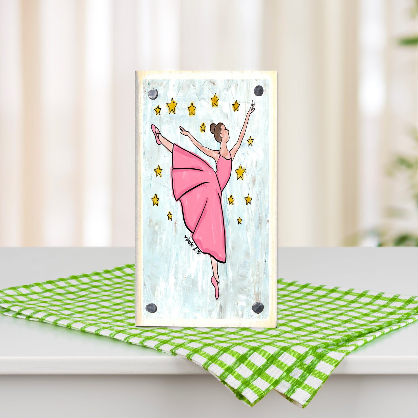Ballerina Happy Block