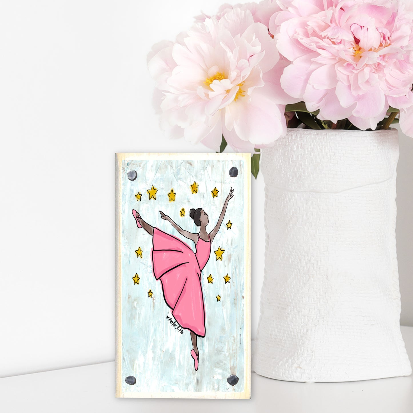 Ballerina Happy Block