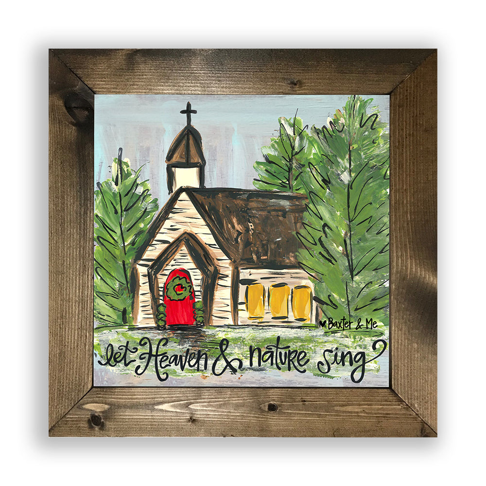 Let Heaven And Nature Sing - Framed Art