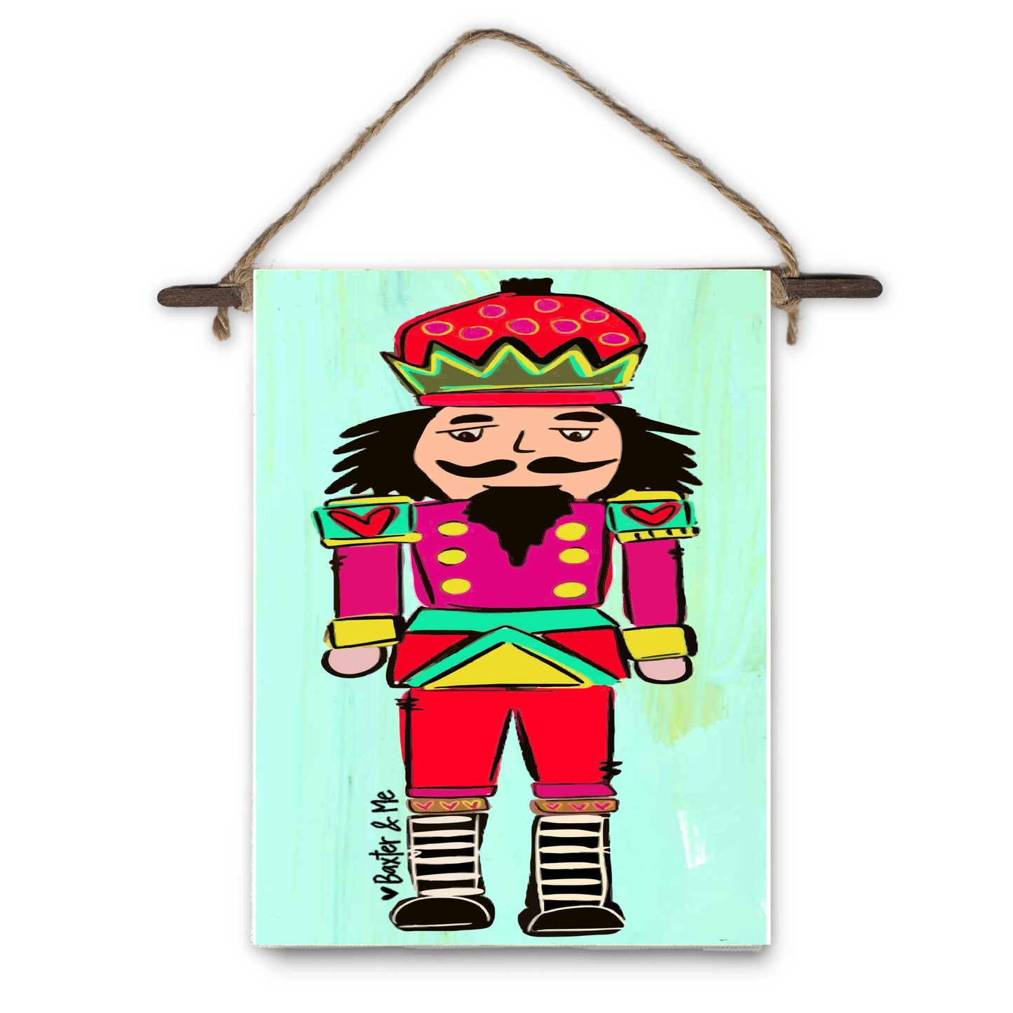 Mint Nutcracker Mini Wall Hanging