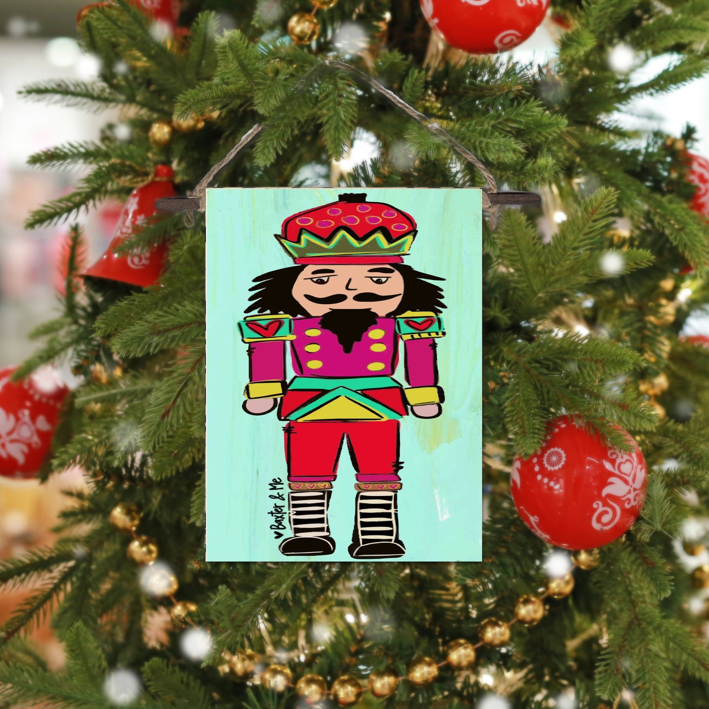 Mint Nutcracker Mini Wall Hanging