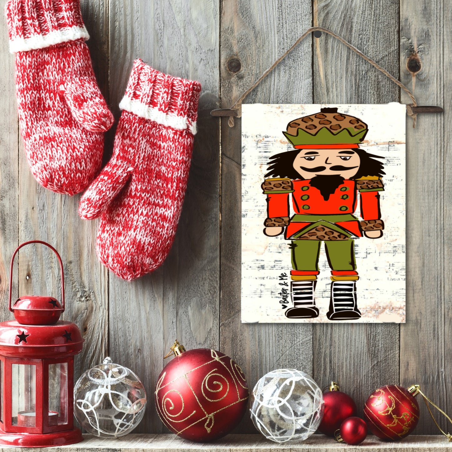 Music Nutcracker Mini Wall Hanging