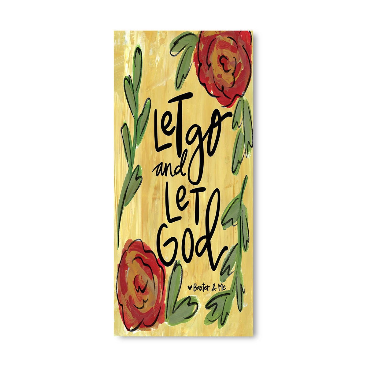 Let Go Let God - Wrapped Canvas
