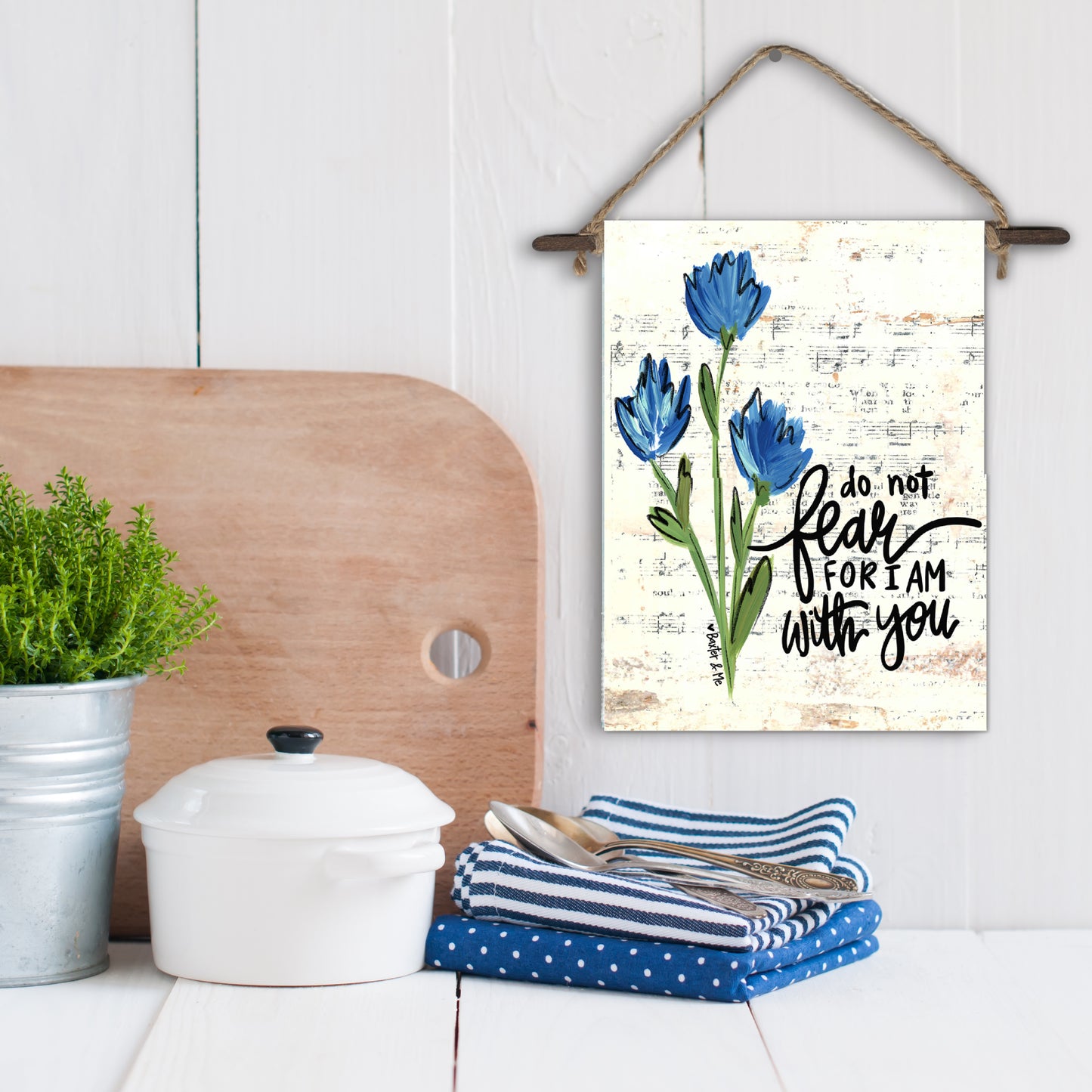 Do Not Fear I Am With You Mini Wall Hanging