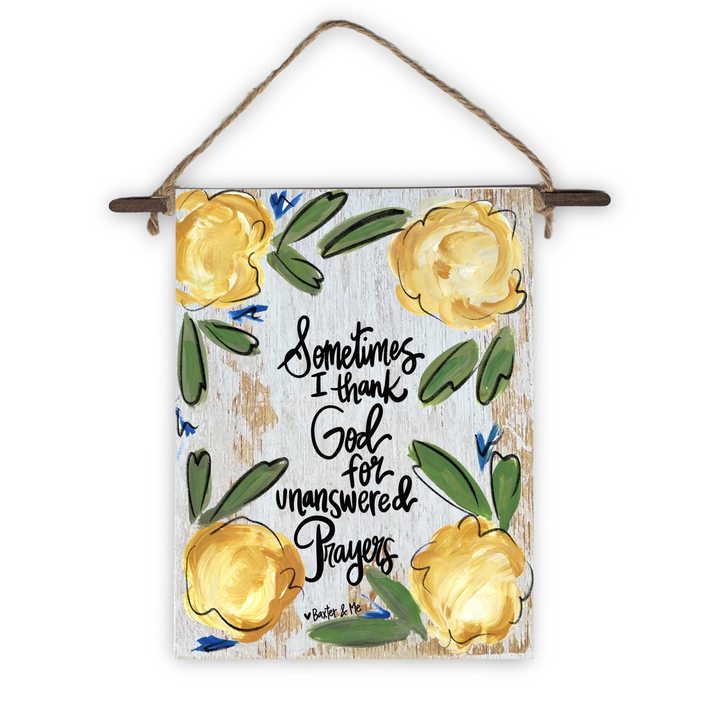 Unanswered Prayers Mini Wall Hanging