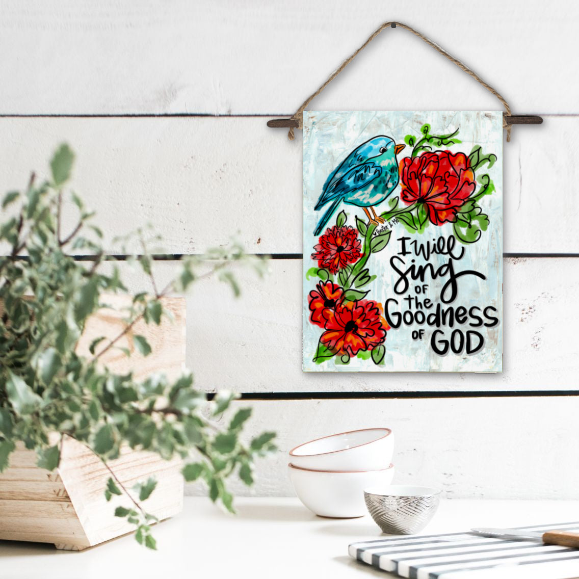 Goodness of God Mini Wall Hanging