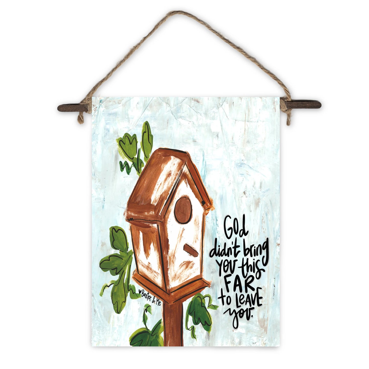 Birdhouse Mini Wall Hanging