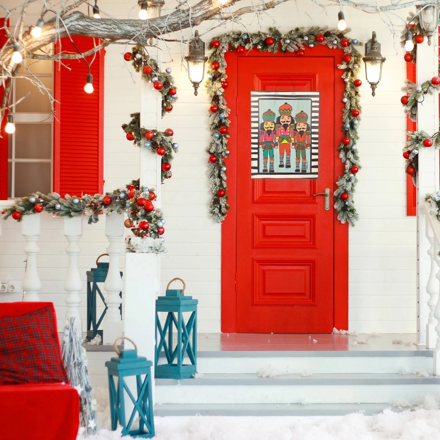 Nutcracker Door Hanger