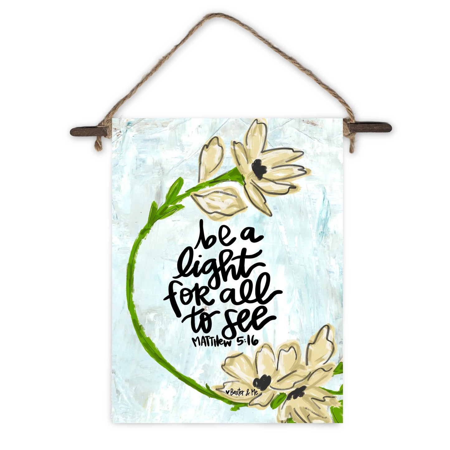 Be A Light Mini Wall Hanging