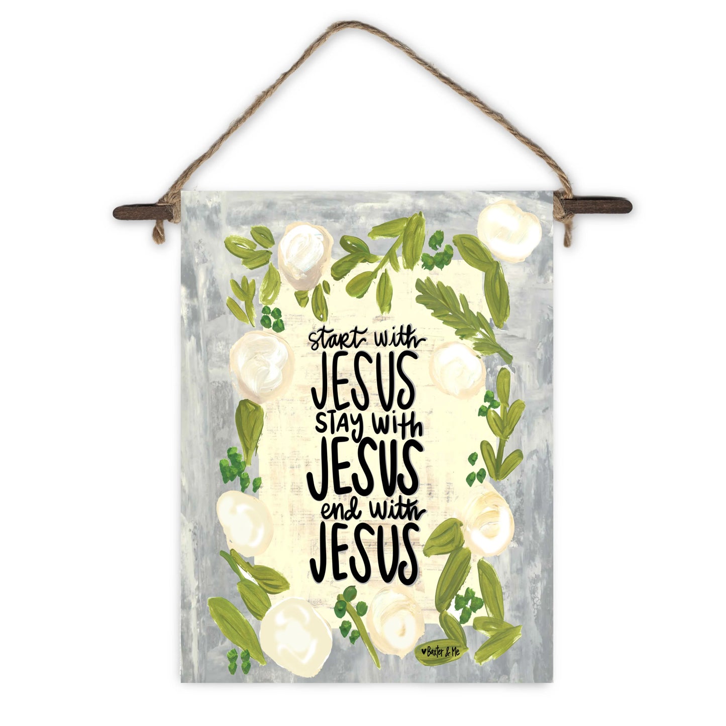 Jesus Jesus Jesus Mini Wall Hanging
